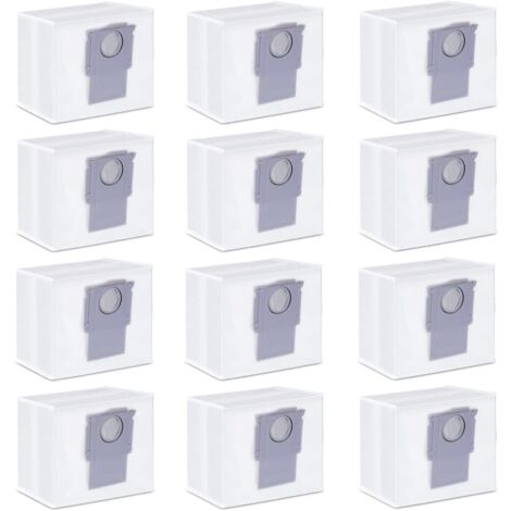 Accessoires pour robot aspirateur Roborock S8, S7, Q5, Q7, Q8 et G10S : sac à poussière épais (x12) (1/5)