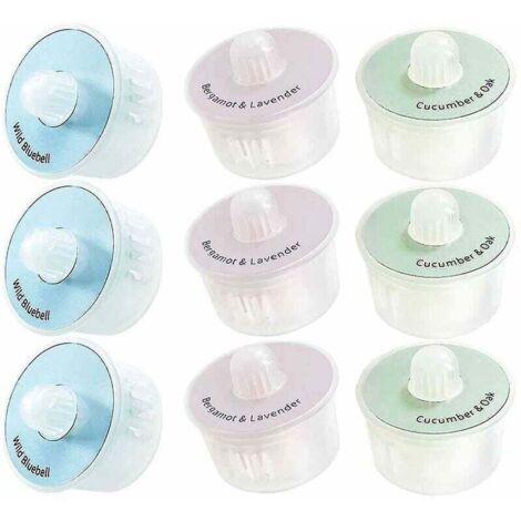 Pack de 9 Capsules de Parfum Kits de désodorisant pour ECOVACS Deebot OZMO T9 / T9 Max / T9 Power / T9 Aivi / T10 Plus / X1 Plus aspirateur balayeuse (1/5)