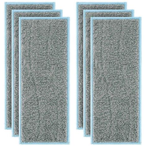 Pack de 6 Washable and Reusable Wet Mopping Pads for iRobot Braava Jet M6 (6110) Ultimate Robot Mop (1/5)