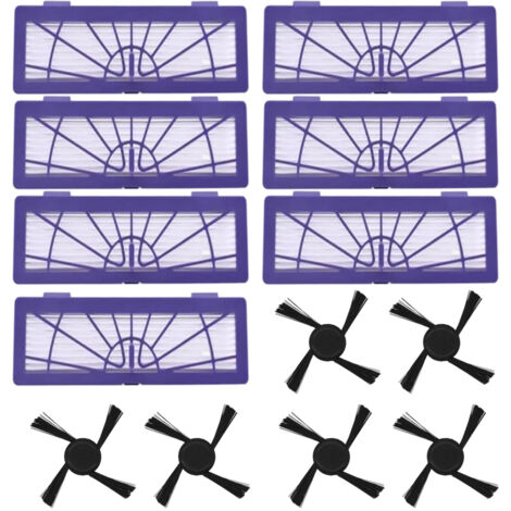 Compatible avec les accessoires pour aspirateurs robots Neato séries D/BV/XV : kit d'accessoires et brosse principale (1/5)