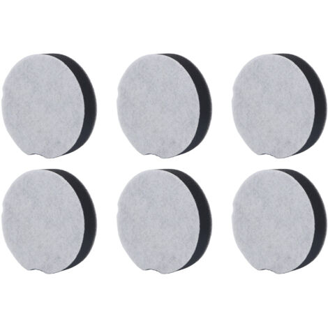Lot de 6 filtres en coton, silicone et ABS pour aspirateur Bissell série 1520 (réf. 1604896) (1/5)