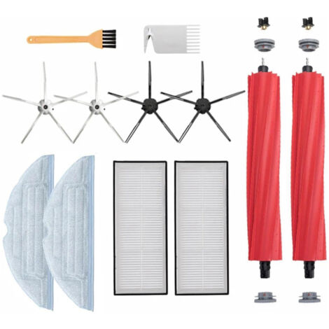 Accessoires Compatible avec Xiaomi Compatible avec Roborock S7 T7S T7S Plus S7Max s7MaxV Brosse de Rechange Filtre Hepa Vadrouilles Chiffons Aspirateur Pièces Accessoires (Color : 11pcs) (1/5)