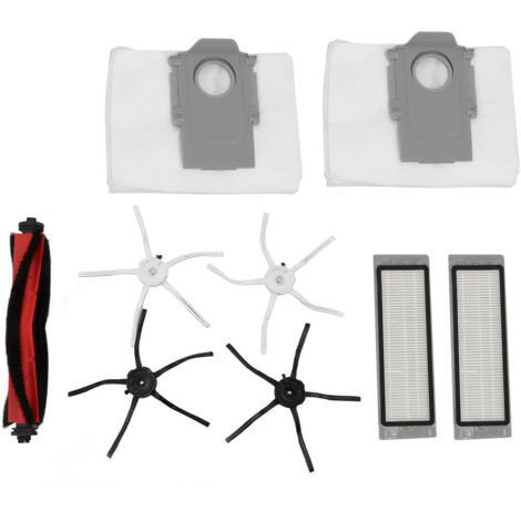 Brosses latérales principales, filtre et sac à poussière en ABS haute efficacité pour aspirateur robot Roborock Q5 (1/5)