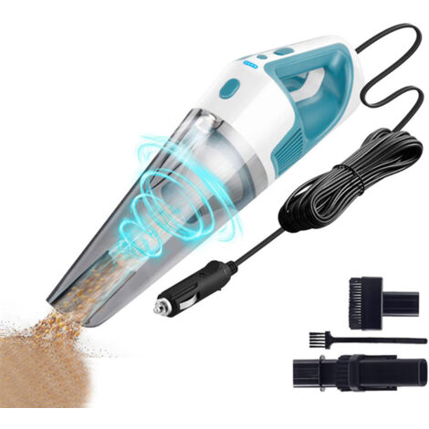Aspirateur de voiture portatif , 9000 Pa , avec câble de 3,8 m , Bleu ciel (1/5)