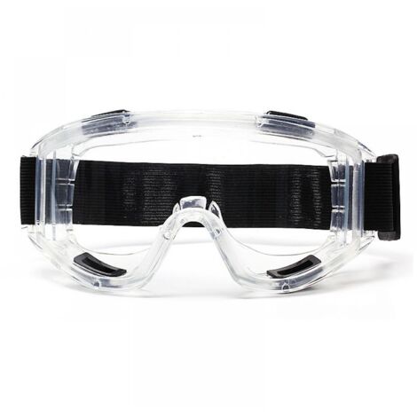 Lunettes de protection transparentes anti-buée et anti-poussière, lunettes de sécurité anti-rayures, unisexes, parfaites pour le bricolage, la chimie, la construction, les chantiers (1/5)