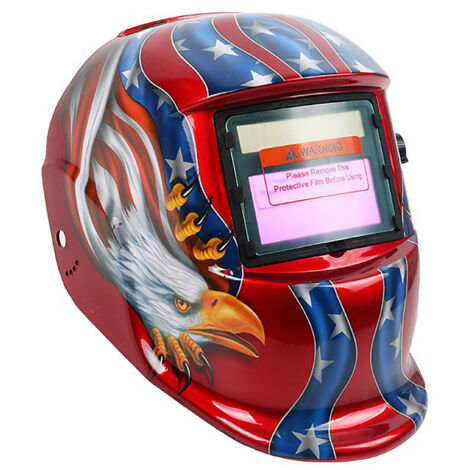 Casque de soudage à assombrissement automatique solaire, masque pour soudeur à arc TIG/MIG, outil de protection pour meuleuse (1/5)