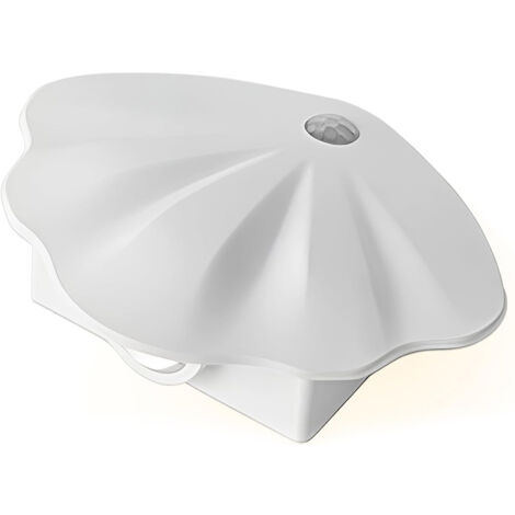 Veilleuse à capteur rechargeable, veilleuse à piles, lampe de placard LED blanc chaud réglable avec capteur, adaptée aux chambres (blanc) (1/5)