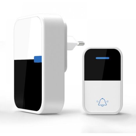Sonnette sans fil autonome pour la maison, étanche, sans pile, sans fil, une à deux sonnettes électroniques AC (1/5)