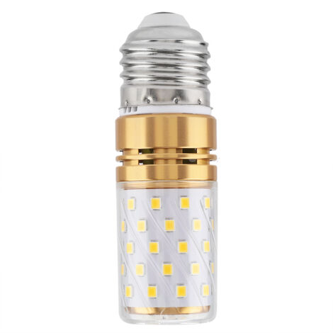 Ampoule LED E27 12W type « maïs », lumière blanche chaude décorative, ampoule cylindrique type bougie, 85-240 V CA (1/5)
