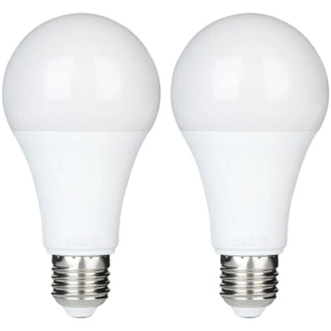 Lot de 2 Ampoule LED Detecteur de Mouvement PIR, E27 Culot Vissé, 12W, 1000 Lumens (équivalent de 100 watts), 220V, 6000K Blanc Froid, Ampoules d'éclairage de Sécurité (1/5)