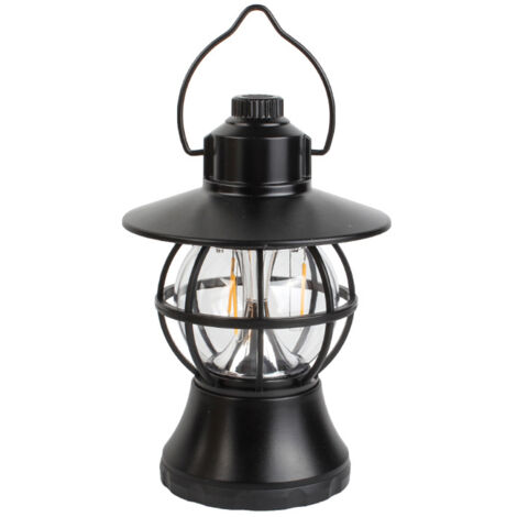 Lampes de campingAlimentation par batterie dirigéLampes de campingLampe étanche, noire, à piles (1/5)