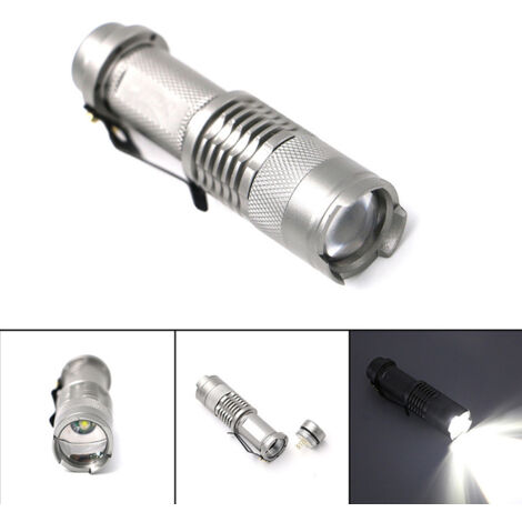 Mini lampe torche LED bleue - 27 lm - Brico Dépôt