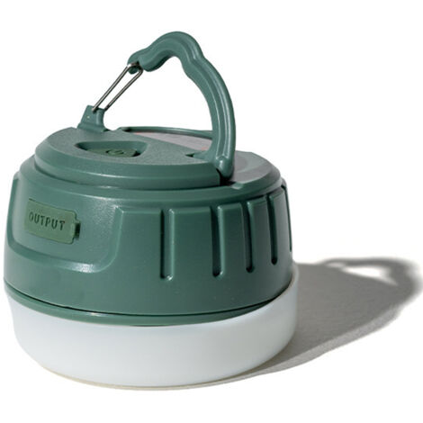 Lumières de tenteCamping portabledirigélampeImperméable, vert pin ,lanterne LED rechargeable , lampe de camping, projecteur portable LED rechargeable (1/5)