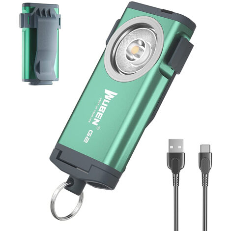Lampe torche rechargeable haute puissancedirigéLumière de touche ultra-brillante, verte (1/5)