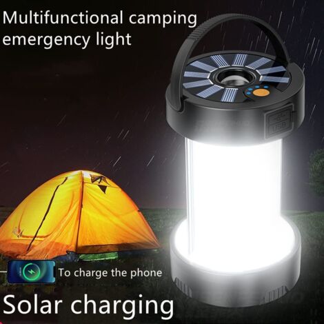Lampe De Camping Rechargeable LED 369 – Poignée Antidérapante, Modèle 30512, Robuste
