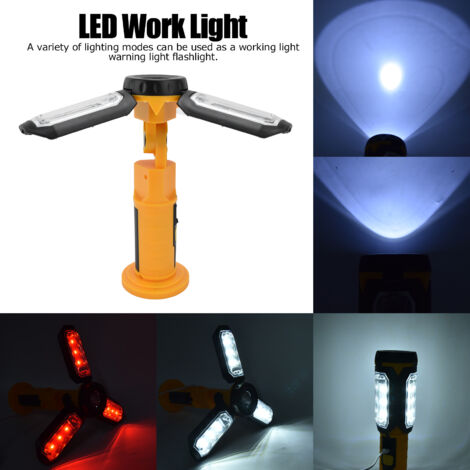 Lampe Torche Rotative Magnétique Coast PM300 – 3 Faisceaux – LEDs – Batteries Incluses