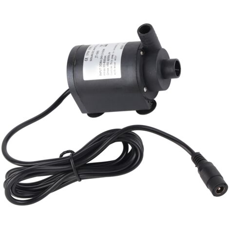 Pompe de circulation d'eau chaude 24 V CC 1000 L/h, moteur solaire sans balais, hauteur de refoulement de 7 m (1/5)