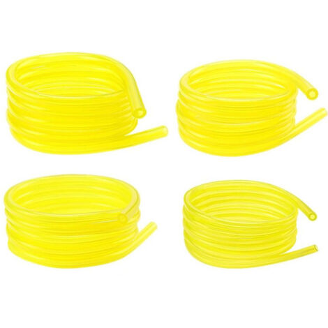 Lot de 4 tuyaux d'huile de 1 m (2 x 3,5 mm, 2,5 x 5 mm, 3 x 5 mm, 3 x 6 mm) pour tondeuse, tondeuse à brosse, moteur général (1/5)