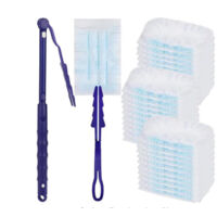 52 Pièces pour Swiffer Plumeau Poussiere Recharge Kit, pour Swiffer Duster Recharge, avec 1 Poignée Plumeau, pour Le Bureau, de l'école, Domicile Retient la Poussière