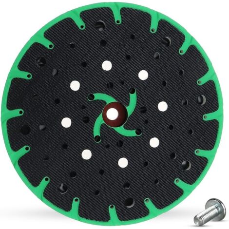 Plateau de ponçage 150 mm, plaque de ponçage d'aspiration de poussière 150 mm compatible avec ponceuse excentrique Festool Rotex RO, ETS 150, ETS EC 150, LEX
