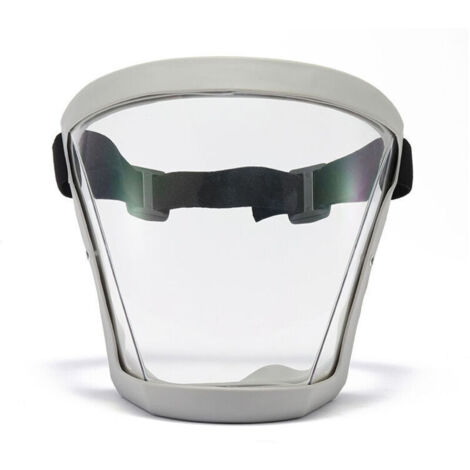 Ecran facial de protection, écran facial complet antibuée, écran facial complet de protection, écran facial bionique transparent HD, écran facial de sécurité, sangles réglables, résistant à la poussiè (1/4)