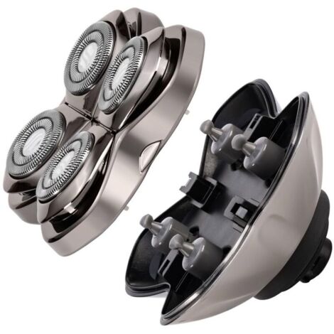Lames de Rechange pour Pitbull Skull Shaver 4Pcs Tte de Rechange Compatible avec Pitbull Gold