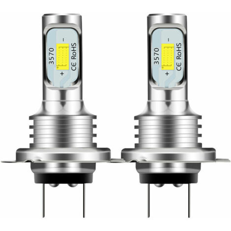 Phare LED de voiture 80W H7 Phare de voiture CSP 3570 Feu antibrouillard décodé pour voiture 80W, 2pcs (1/3)