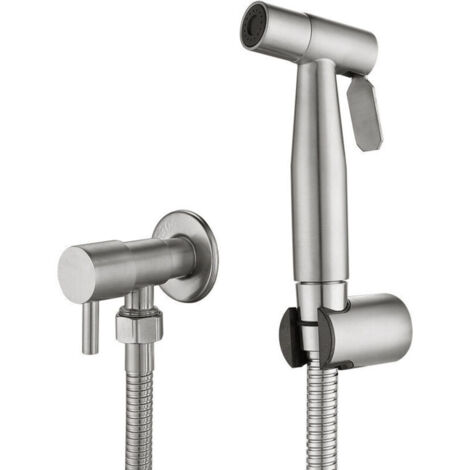 Pulvérisateur de toilettes pour bidet et de toilettes en acier inoxydable, Kit de pulvérisateur de bidet, pulvérisateur de robinetterie Pulvérisateur de WC ,T-Audace (1/5)