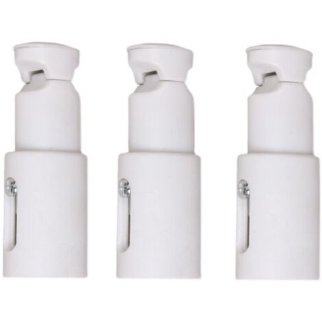 3 Pièces Fixations pour Radiateur Sèche Serviette, Support de Fixation pour Radiateur, Convient aux Radiateurs de Salle de Bains Droits ou Courbés