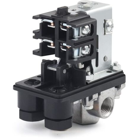 Pressostat Compresseur D'Air 220V - Soupape Automatique 4 Trous Avec Réduction Rapide De Pression