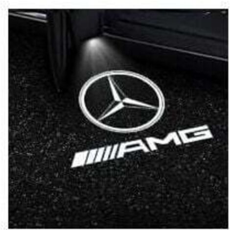 2x Car Door Led Logo Projector Light For Mercedes Benz Gls/glc/glb/gla/a/b/c/e-class (1/4)