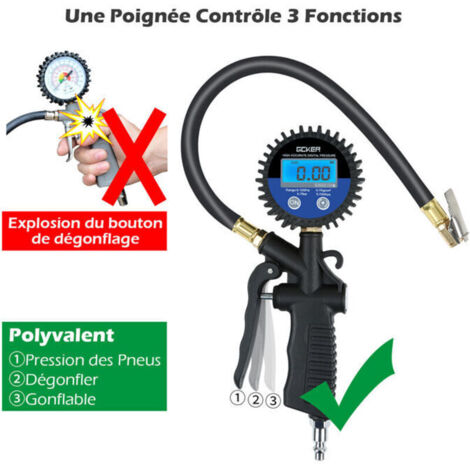 Manometre Jauge De Pression Des Pneus Numérique LCD 0-200 PSI Pour Moto, Voiture, Camion, Vélo, Moto Pression Pneu Manometre Jauge De Pression Des Pneus Numérique LCD 0-200 PSI Pour Moto, Voiture, Camion, Vélo, Moto Pression Pneu