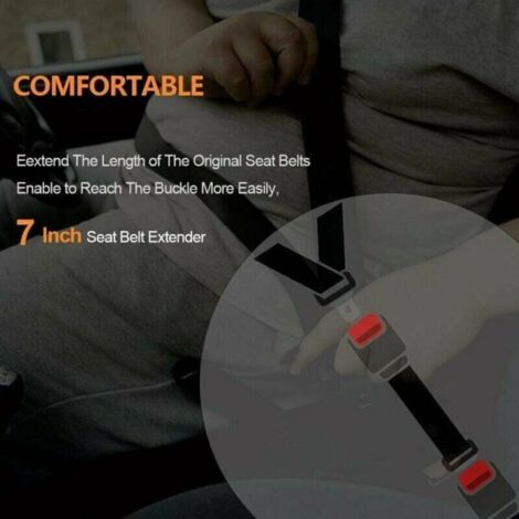 Rallonge De Ceinture De Sécurité Pour Avion UYUYong – Noir, Universelle