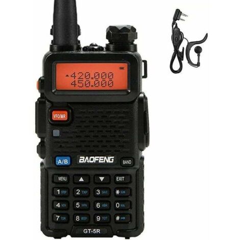 Talkie-walkie Baofeng UV-5R – Émetteur-récepteur FM 5W – Antenne TD-771 – Autonomie 36h – VHF 136-174 MHz / UHF 400-520 MHz – Wancle (1/4)