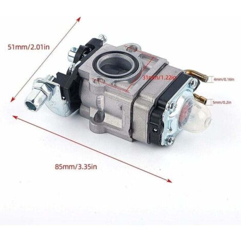 SPORTARC Kit de carburateur, pièces de débroussailleuse, 52 cc, 49 cc