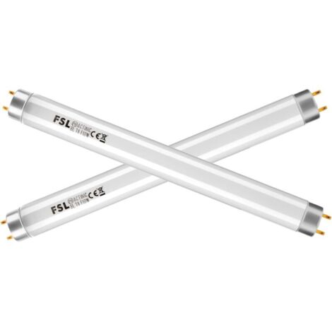Kit de 2 Tubes UV de rechange F10 T8/BL 33cm pour lampe anti insectes