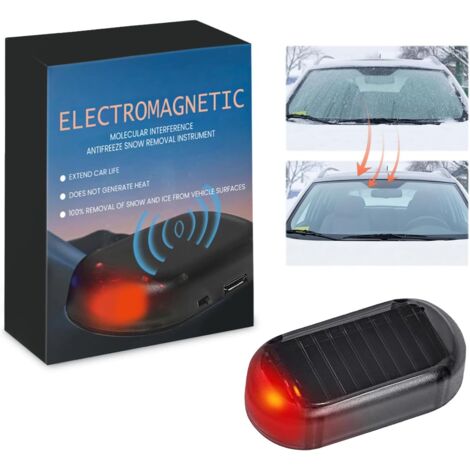 Degivrant Vitre Voiture, Dégivreur Voiture, Dégivreur Electromagnétique pour Voiture, Dégivreur de Pare Brise Electrique, Outil de Dégivrage Rapide et de Déneigement pour Pare-Brise (1/5)