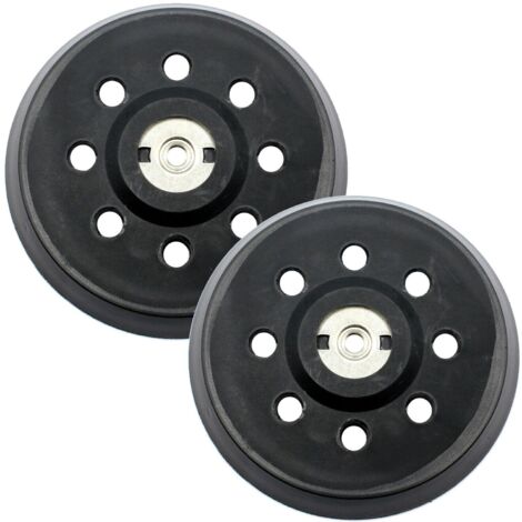 Lot de 2 plaques de ponçage Velcro 125 mm pour Metabo SXE 325 425 Intec remplace 631220000 (1/4)
