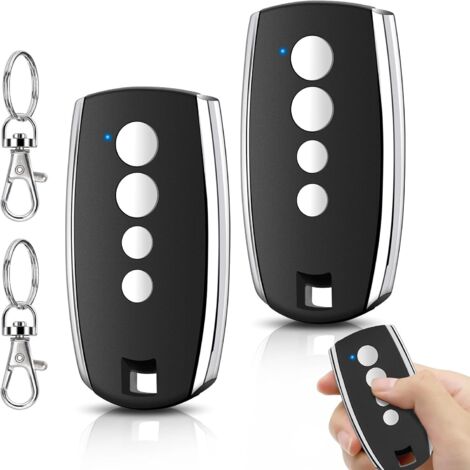 433,92 MHz Télécommande de Porte de Garage, 2 Pièces 4 Canaux Compatible avec King Gates STYLO 4K, STYLO 2K, STYLO, Telecommande Portail, 433Mhz Hansender Codes Roulants (1/5)