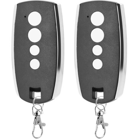 Lot de 2 ouvre-portes de garage 433,92 MHz Hansender, télécommande dupliquée, compatible avec King Gates Stylo 4 K, 4 canaux (1/5)