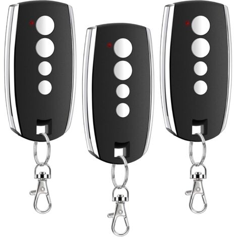 433.92MHz Telecommande Portail, 4 Canaux Telecommande Porte de Garage Compatible avec King Gates STYLO2K STYLO4K Stylo, Codes Roulants Bip De Porte De Garage (3PCS)