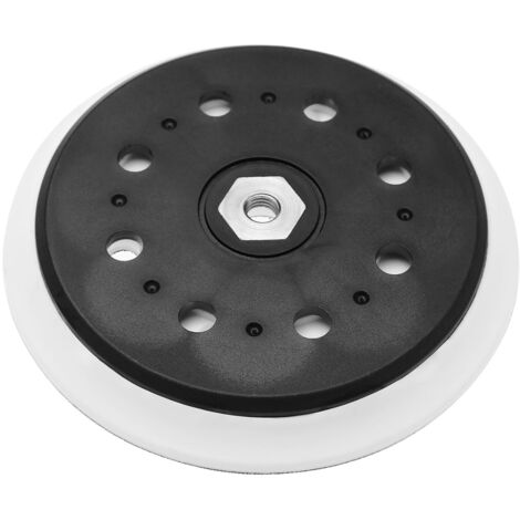 Patin arrière auto-agrippant 150 mm 15 trous compatible avec les ponceuses orbitales Makita BO6050 BO6050J Disque de polissage Disque de protection Outils abrasifs (1/5)