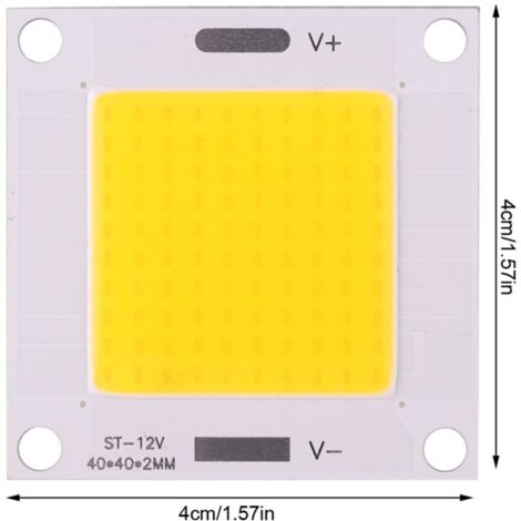 5 pièces/ensemble haute puissance 50W COB LED puce de lampe intégrée pour ampoule à monter soi-même projecteur (lumière chaude) (1/5)