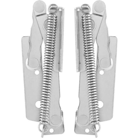 2 Pièces Charnière à Ressort pour Porte Placard 90 Degrés, Acier au carbone Charnière à Ressort Relevable pour Soutenir Les Portes des Meubles (1/5)