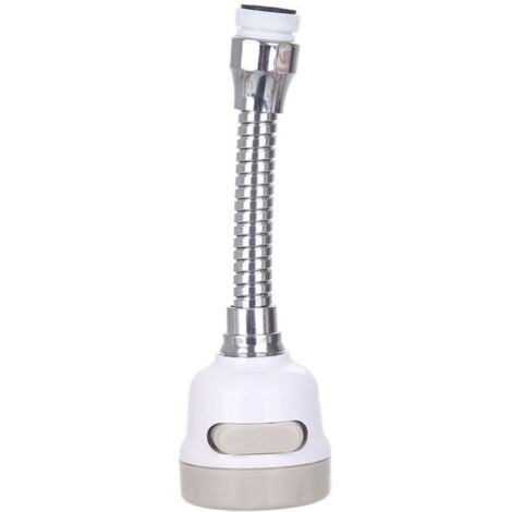 Economie D'Eau Embout De Filtre,Tête De Robinet De Cuisine Mobile 360 Degrés,3 Modes Réglable Douche Tête Filtre Pulvérisateur Pour Cuisine Salle De Bain (Allonger) (1/4)