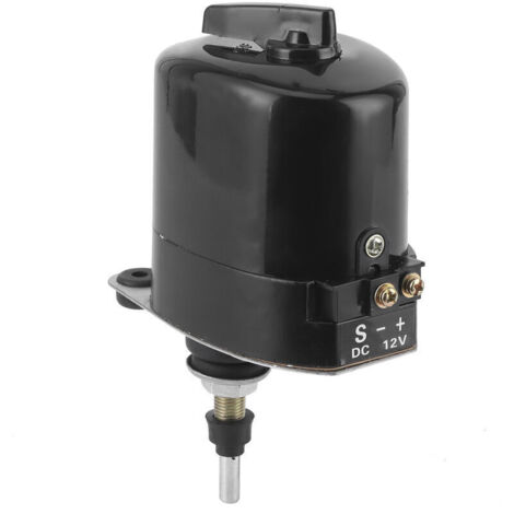 Moteur d'essuie-glace 12 V – Compatible tracteur Jeep Willys – Matériau ABS et fer – Installation simple pour visibilité optimale