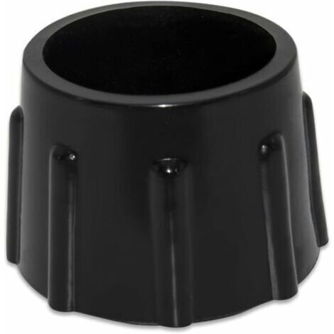 Lot de 4 embouts de protection de sol en caoutchouc synthétique antidérapants – Pour meubles ronds diamètre 35 mm – Noir (1/5)