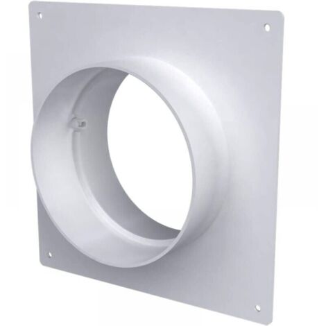Raccord VMC 150 mm – Bride droite en ABS pour systèmes de ventilation – Compatible conduits de 150 mm – Installation rapide