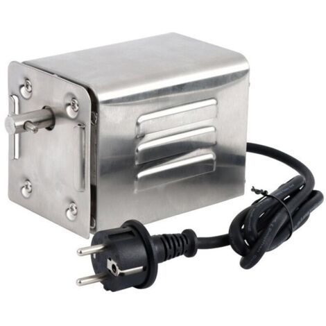 Moteur électrique pour tourne-broche barbecue – Acier inoxydable – Charge 50-70 kgF – Puissance 15W – Tension 220V (UE) - 50-70kgF (1/5)