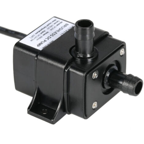 Anself Mini pompe à eau et huile sans balais DC12V ultra silencieuse et étanche pour fontaine et aquarium 240 L/H 5 W Hauteur de levage 3 m 0 100 ℃,de